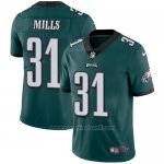 Camiseta NFL Limited Hombre Philadelphia Eagles 31 Jalen Mills Verde Stitched Vapor Untouchable