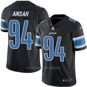 Camiseta Detroit Lions Ansah Negro Nike Legend NFL Hombre