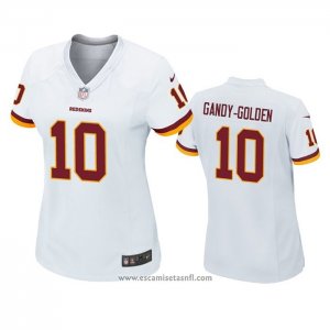 Camiseta NFL Game Mujer Washington Redskins Antonio Gandy Golden Blanco