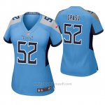 Camiseta NFL Game Mujer Tennessee Titans Hronis Grasu Azul Luminoso