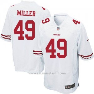Camiseta San Francisco 49ers Miller Blanco Nike Game NFL Nino