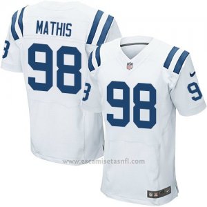 Camiseta Indianapolis Colts Mathis Blanco Nike Elite NFL Hombre2
