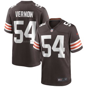 Camiseta NFL Game Cleveland Browns Olivier Vernon Marron