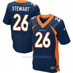 Camiseta Denver Broncos Stewart Azul Nike Elite NFL Hombre