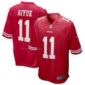 Camiseta NFL Game San Francisco 49ers Brandon Aiyuk 11 Rojo