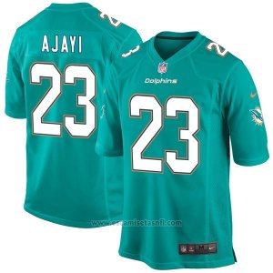 Camiseta NFL Limited Hombre Miami Dolphins 23 Jay Ajayi Aqua Game Verde