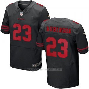 Camiseta San Francisco 49ers Robinson Negro 2016 Nike Elite NFL Hombre
