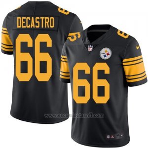 Camiseta Pittsburgh Steelers Decastro Negro Nike Legend NFL Hombre