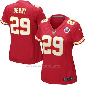 Camiseta Kansas City Chiefs Berry Rojo Nike Game NFL Mujer