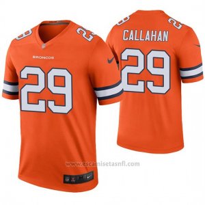 Camiseta NFL Legend Hombre Denver Broncos Bryce Callahan Naranja Color Rush