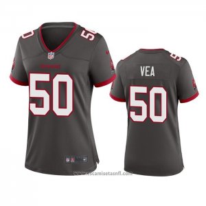 Camiseta NFL Game Mujer Tampa Bay Buccaneers Vita Vea 2020 Gris