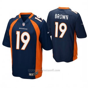 Camiseta NFL Game Hombre Denver Broncos Fred Brown Azul
