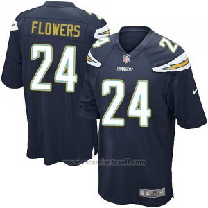 Camiseta San Diego Chargers Flowers Negro Nike Game NFL Nino