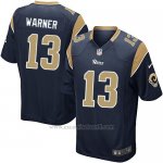 Camiseta Los Angeles Rams Warner Negro Nike Game NFL Hombre