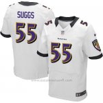 Camiseta Baltimore Ravens Suggs Blanco Nike Elite NFL Hombre
