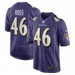 Camiseta NFL Game Baltimore Ravens Josh Ross Violeta