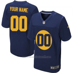 Camisetas NFL Elite Nino Green Bay Packers Personalizada Azul