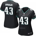 Camiseta Philadelphia Eagles Sproles Negro Nike Game NFL Mujer
