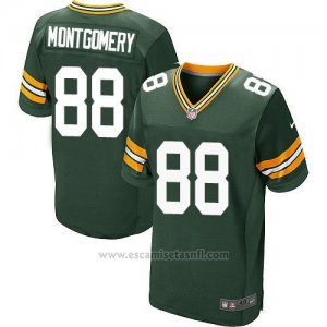 Camiseta Green Bay Packers Montgomery Verde Nike Elite NFL Hombre