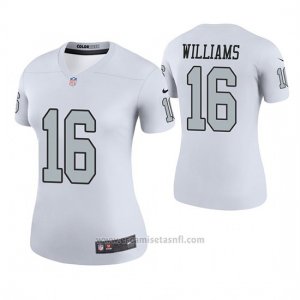 Camiseta NFL Legend Mujer Oakland Raiders Tyrell Williams Blanco Color Rush