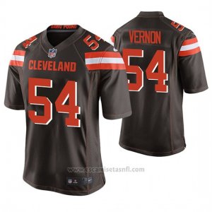 Camiseta NFL Game Hombre Cleveland Browns Olivier Vernon Marron