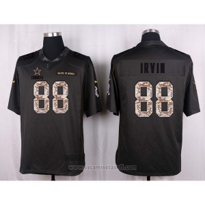 Camiseta Dallas Cowboys Irvin Apagado Gris Nike Anthracite Salute To Service NFL Hombre