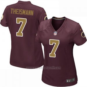 Camiseta Washington Redskins Theismann Marron Nike Game NFL Mujer