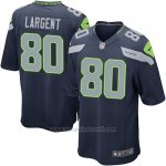 Camiseta Seattle Seahawks Largent Azul Oscuro Nike Game NFL Hombre