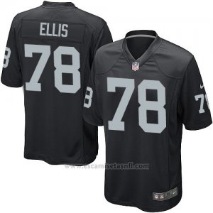 Camiseta Oakland Raiders Ellis Negro Nike Game NFL Hombre