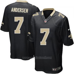 Camiseta New Orleans Saints Andersen Negro Nike Game NFL Hombre
