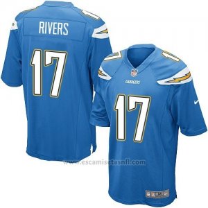 Camiseta San Diego Chargers Rivers Azul Nike Game NFL Nino
