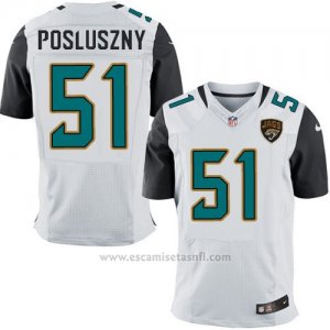 Camiseta Jacksonville Jaguars Posluszny Blanco Nike Elite NFL Hombre