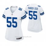 Camiseta NFL Game Mujer Dallas Cowboys Leighton Vander Esch Blanco