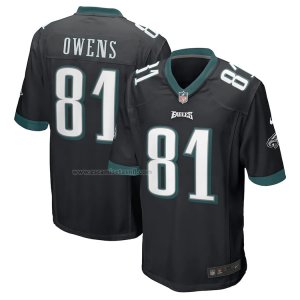 Camiseta NFL Game Philadelphia Eagle Terrell Owens Retired Negro