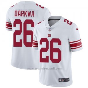 Camiseta NFL Limited Hombre New York Giants 26 Orleans Darkwa Blanco Stitched Vapor Untouchable