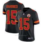 Camiseta NFL Game Kansas City Chiefs 15 Patrick Mahomes Negro
