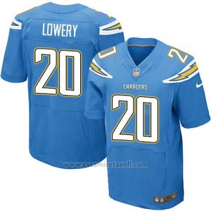 Camiseta San Diego Chargers Lowery Azul Nike Elite NFL Hombre