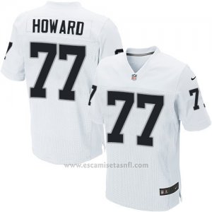 Camiseta Oakland Raiders Howard Blanco Nike Elite NFL Hombre