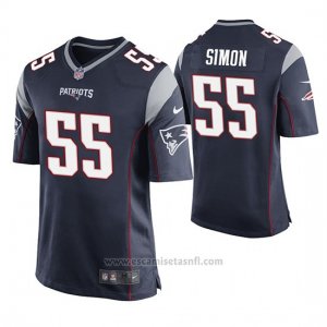 Camiseta NFL Game Hombre New England Patriots John Simon Azul