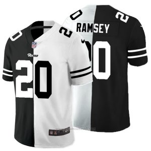 Camiseta NFL Limited Los Angeles Rams Ramsey Black White Split