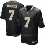 Camiseta New Orleans Saints Andersen Negro Nike Game NFL Hombre