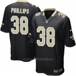 Camiseta New Orleans Saints Phillips Negro Nike Game NFL Hombre