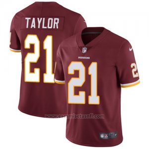 Camiseta NFL Limited Hombre Washington Redskins 21 Sean Taylor Burgundy Rojo Stitched Vapor Untouchable