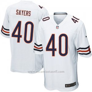 Camiseta Chicago Bears Sayers Blanco Nike Game NFL Nino
