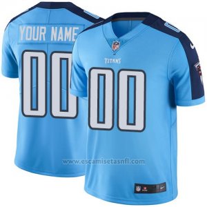 Camisetas NFL Limited Hombre Tennessee Titans Personalizada Azul