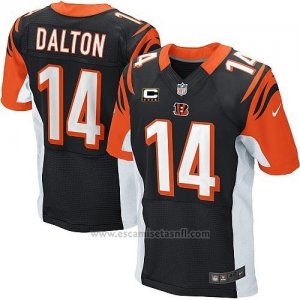 Camiseta Cincinnati Bengals Dalton Negro Nike Elite NFL Hombre2