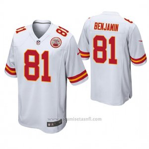 Camiseta NFL Game Hombre Kansas City Chiefs Kelvin Benjamin Blanco