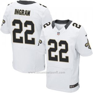 Camiseta New Orleans Saints Ingram Blanco Nike Elite NFL Hombre