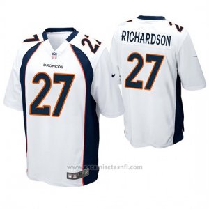 Camiseta NFL Game Hombre Denver Broncos Horace Richardson Blanco