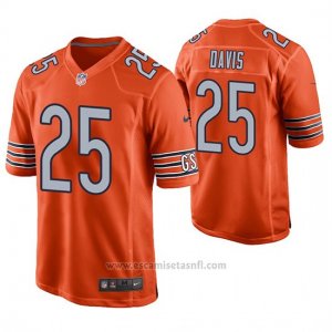 Camiseta NFL Game Hombre Chicago Bears Mike Davis Naranja